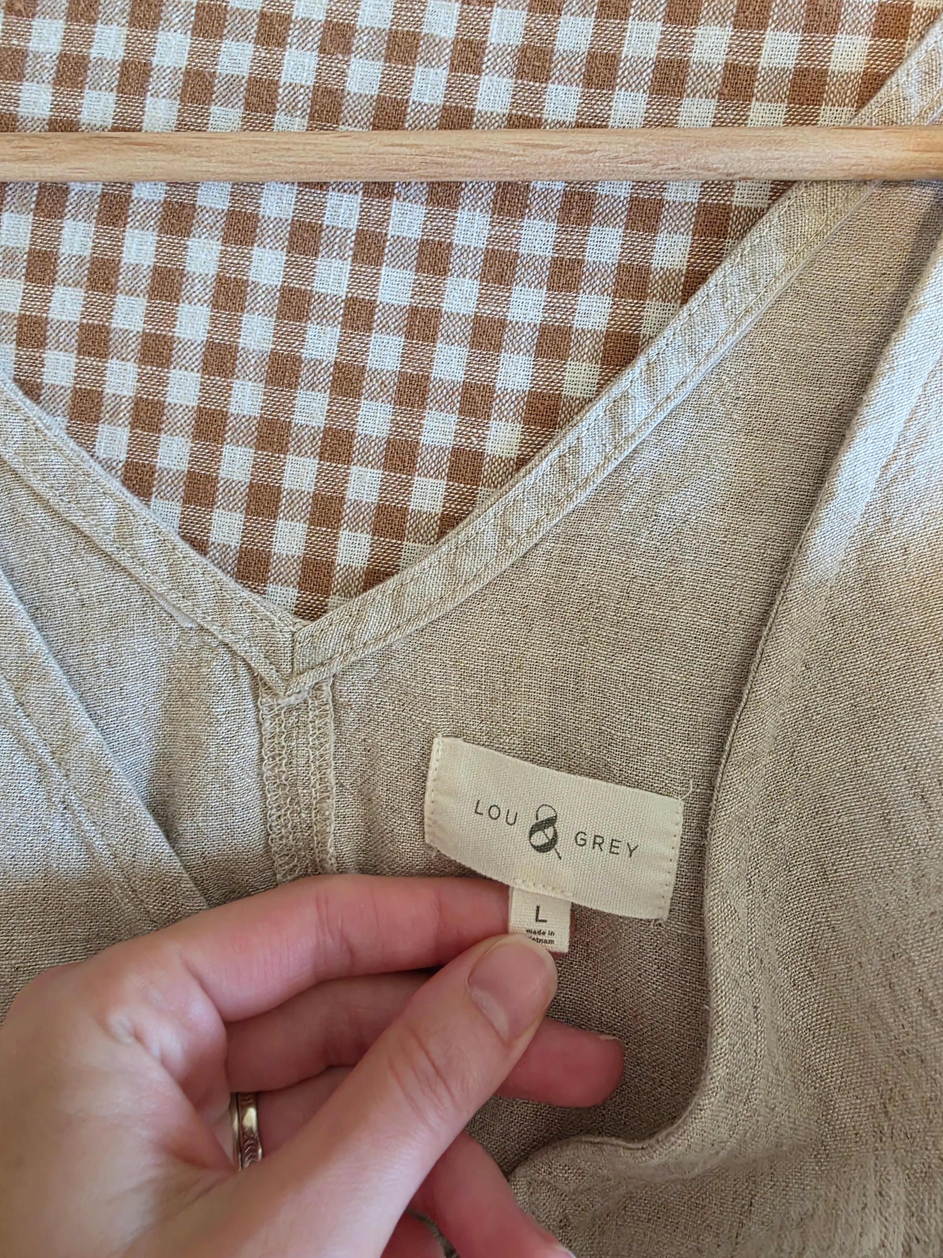 Lou & Grey Linen Cotton Dress (L)