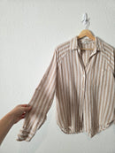 Z Supply Linen Blend Button Up (S)