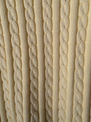 Vintage LL Bean Yellow Cotton Sweater (M)