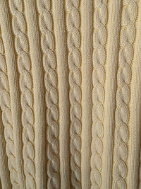 Vintage LL Bean Yellow Cotton Sweater (M)