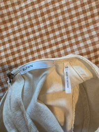 Bldwn Cotton Linen Long Sleeve Top (XS)