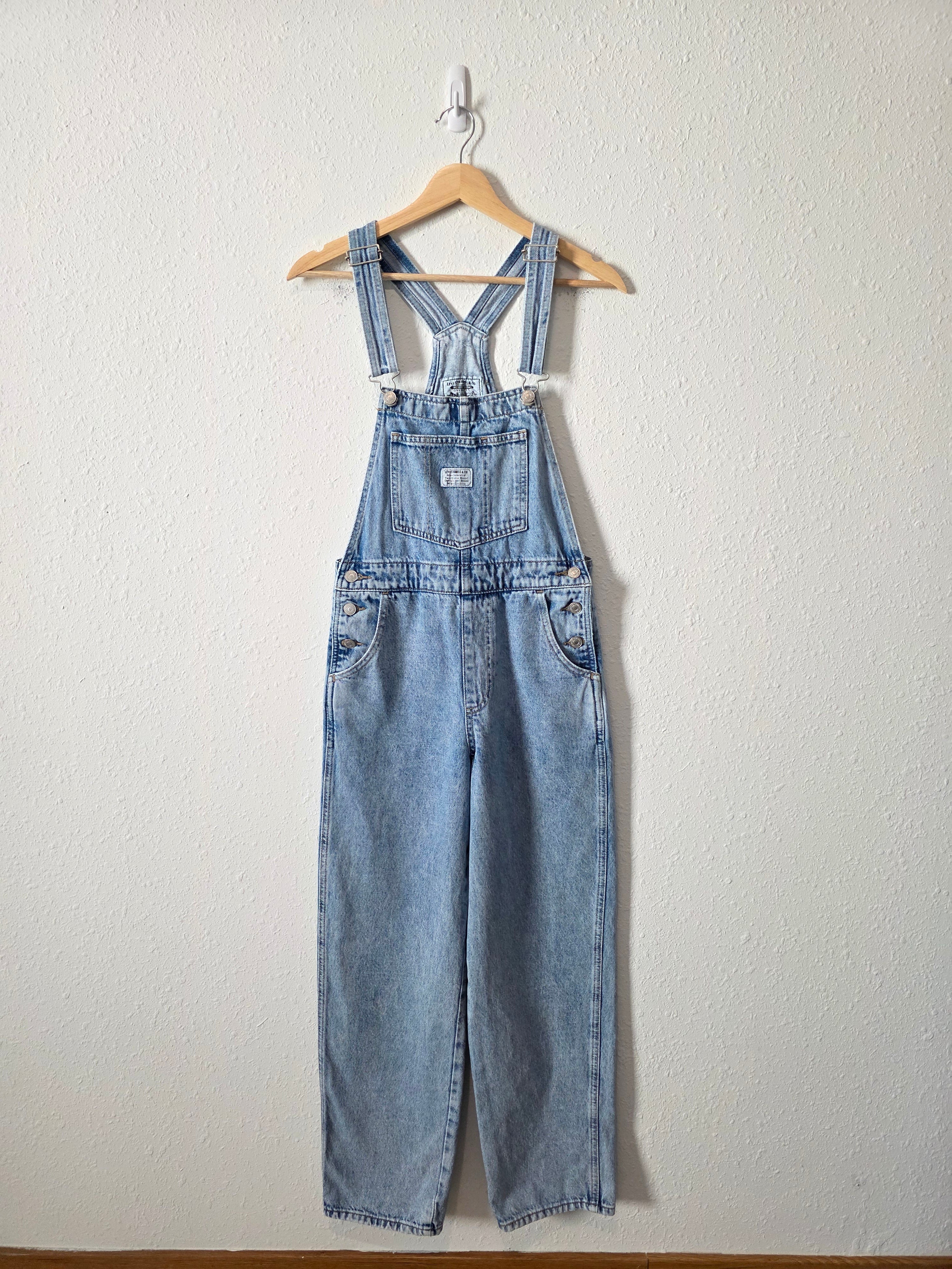 Levi's Light Wash Denim Overalls (XS)