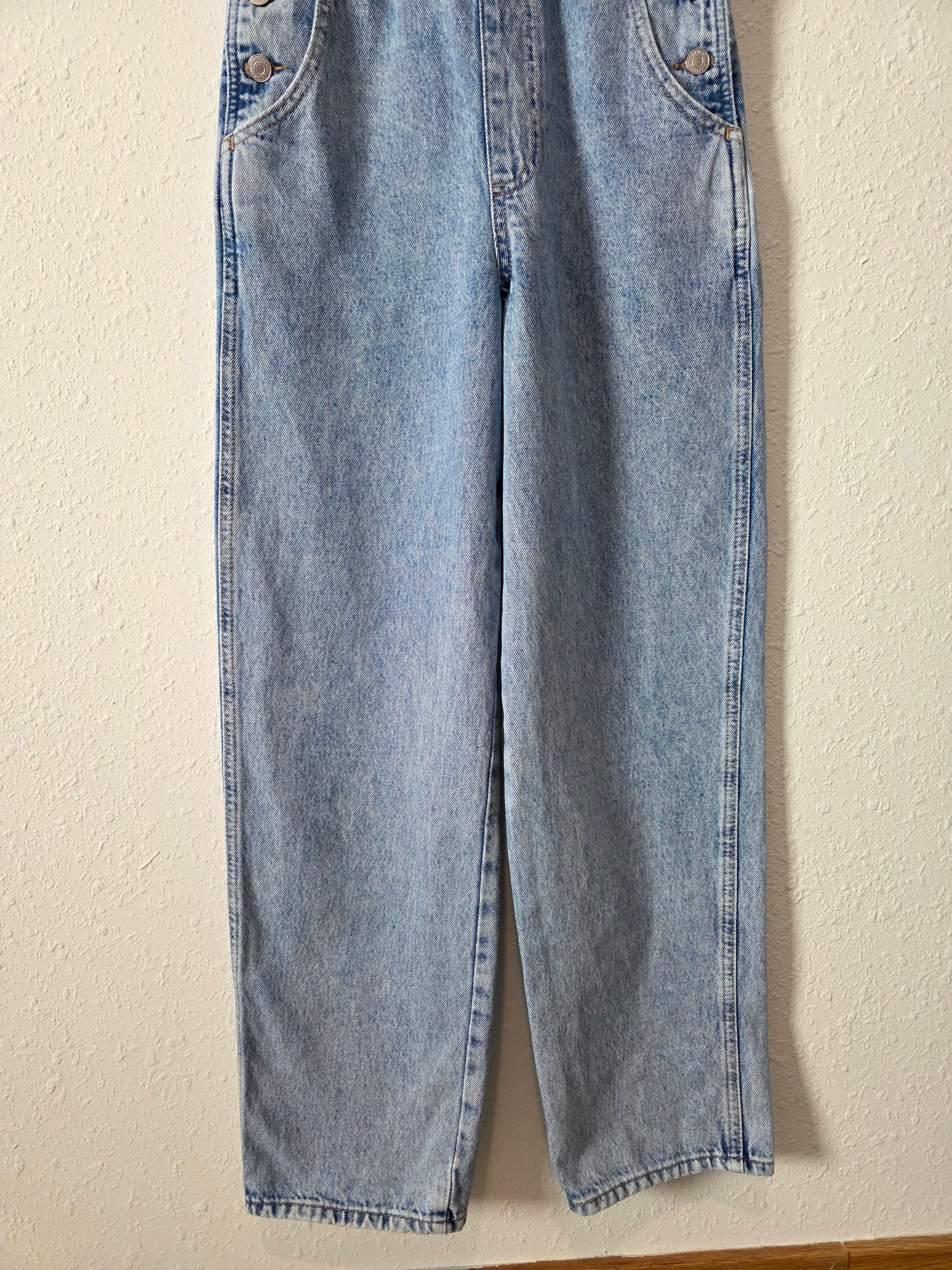 Levi's Light Wash Denim Overalls (XS)