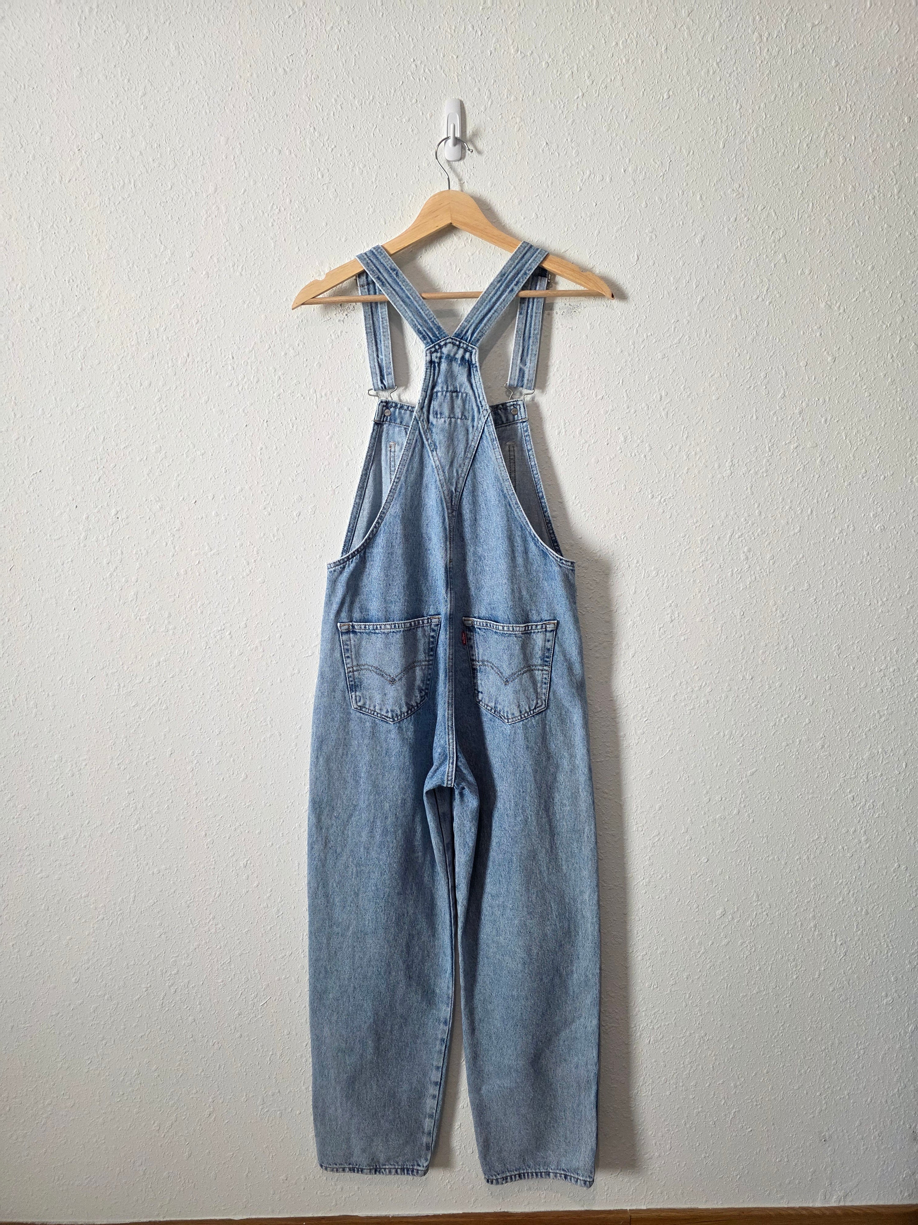 Levi's Light Wash Denim Overalls (XS)