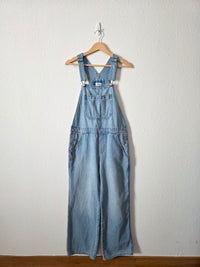 Baggy Wide Leg Denim Overalls (4)