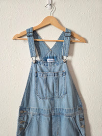 Baggy Wide Leg Denim Overalls (4)