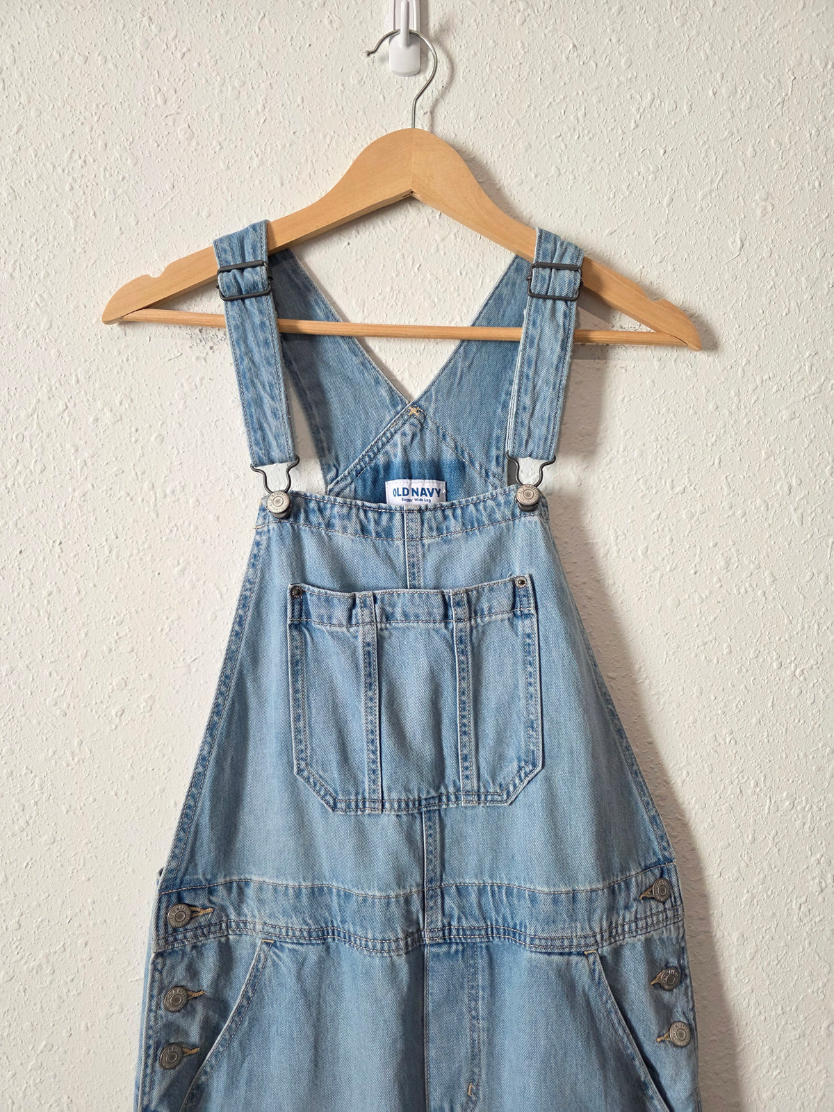 Baggy Wide Leg Denim Overalls (4)