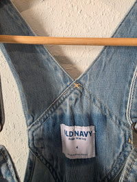 Baggy Wide Leg Denim Overalls (4)