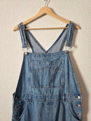 Gap Relaxed Denim Overalls (L)