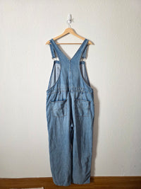 Gap Relaxed Denim Overalls (L)