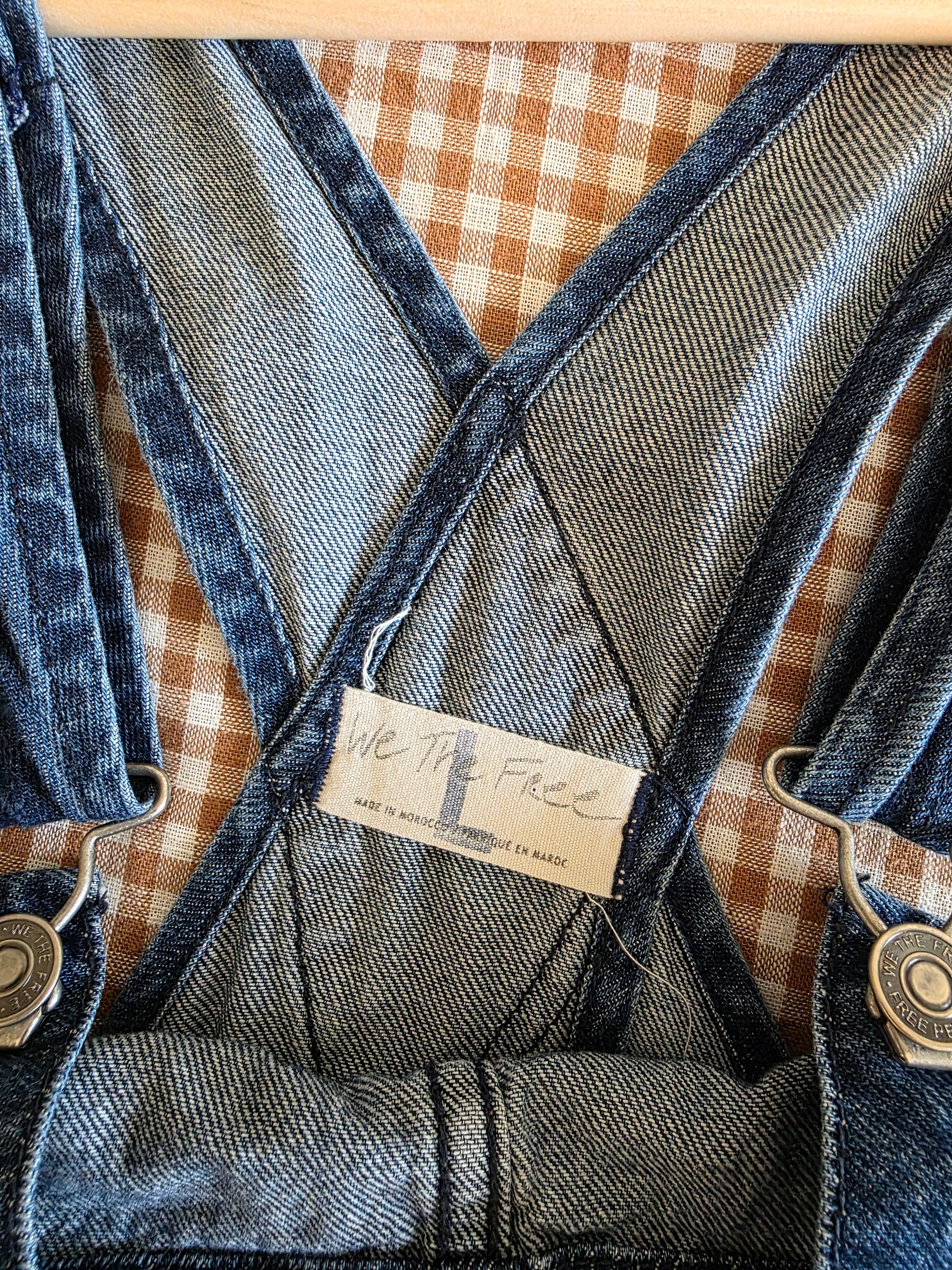Free People Ziggy Denim Overalls (L)