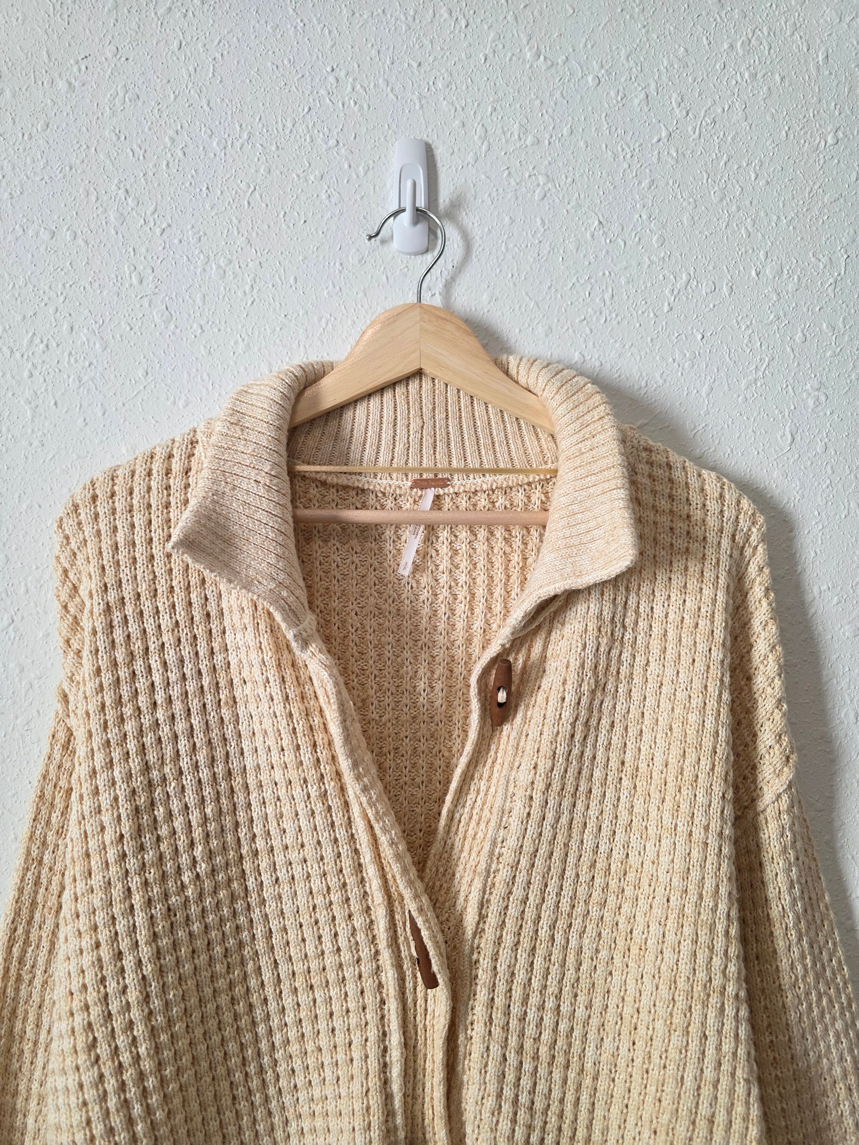 Free People Chunky Textured Cardigan (S)