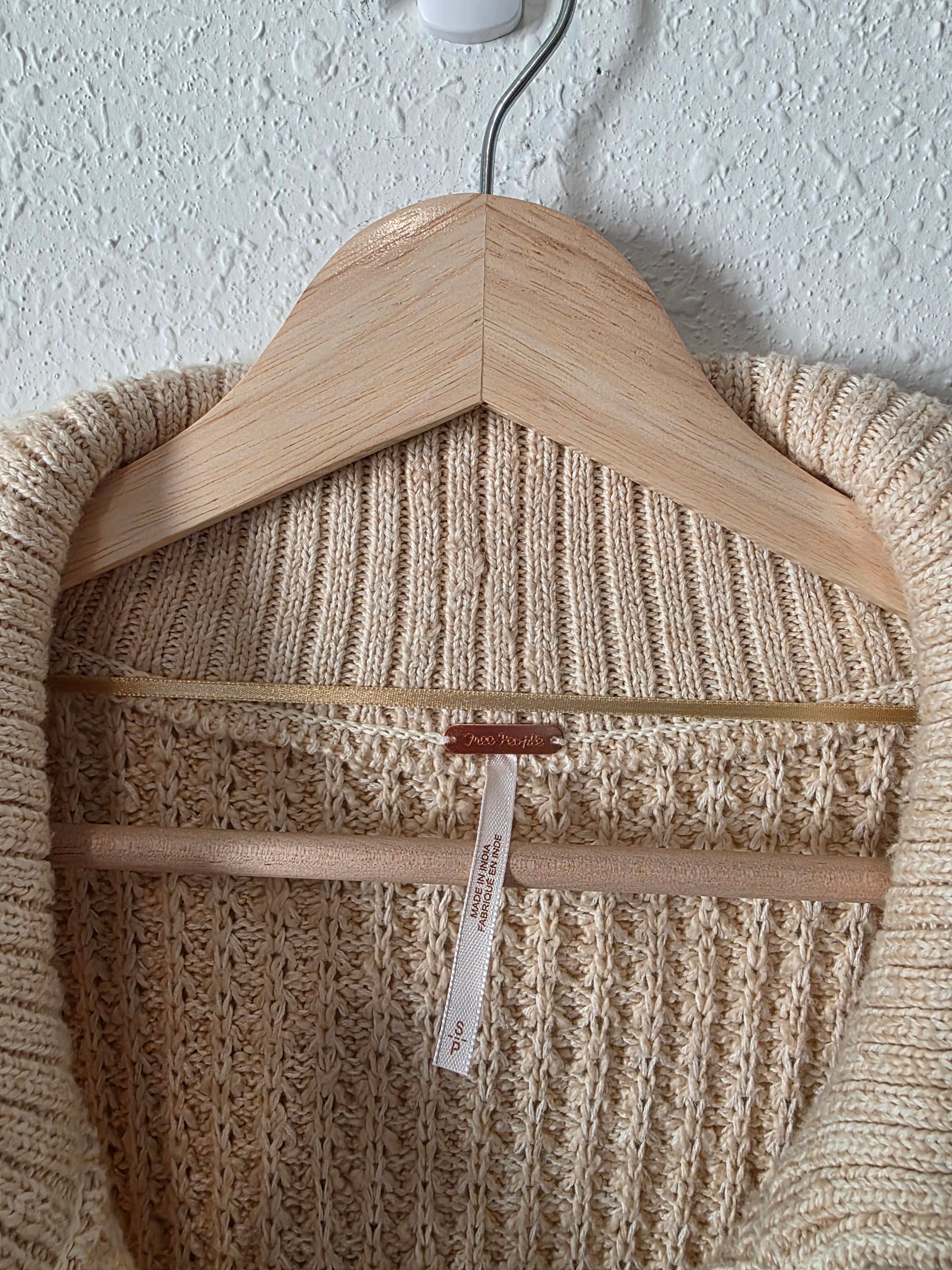 Free People Chunky Textured Cardigan (S)