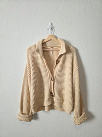 Free People Chunky Textured Cardigan (S)