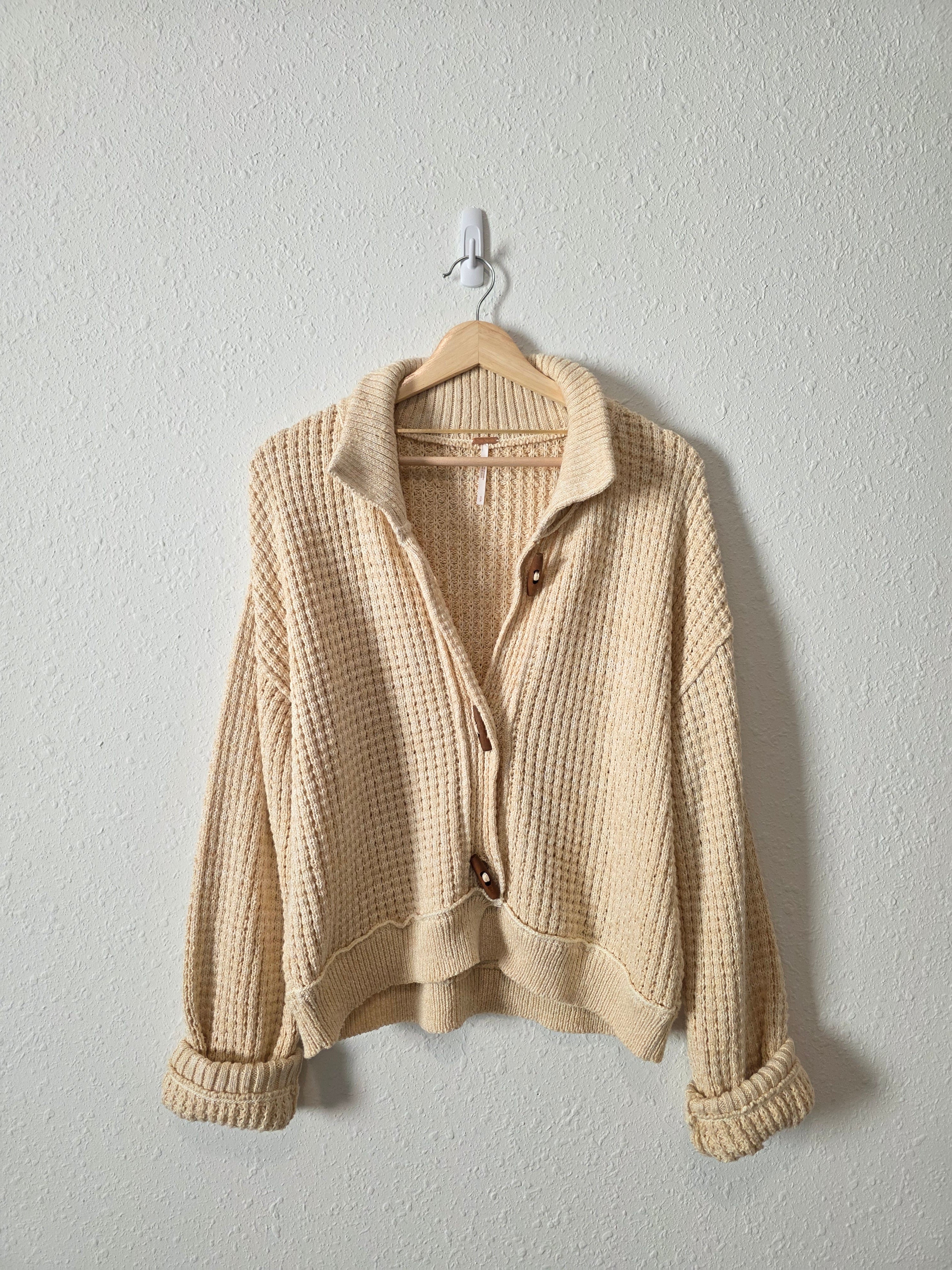 Free People Chunky Textured Cardigan (S)
