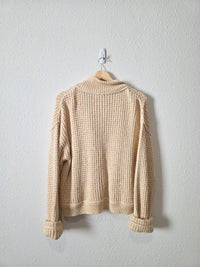 Free People Chunky Textured Cardigan (S)