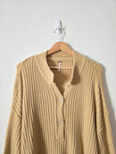Free People Cozy Henley Sweater (L)