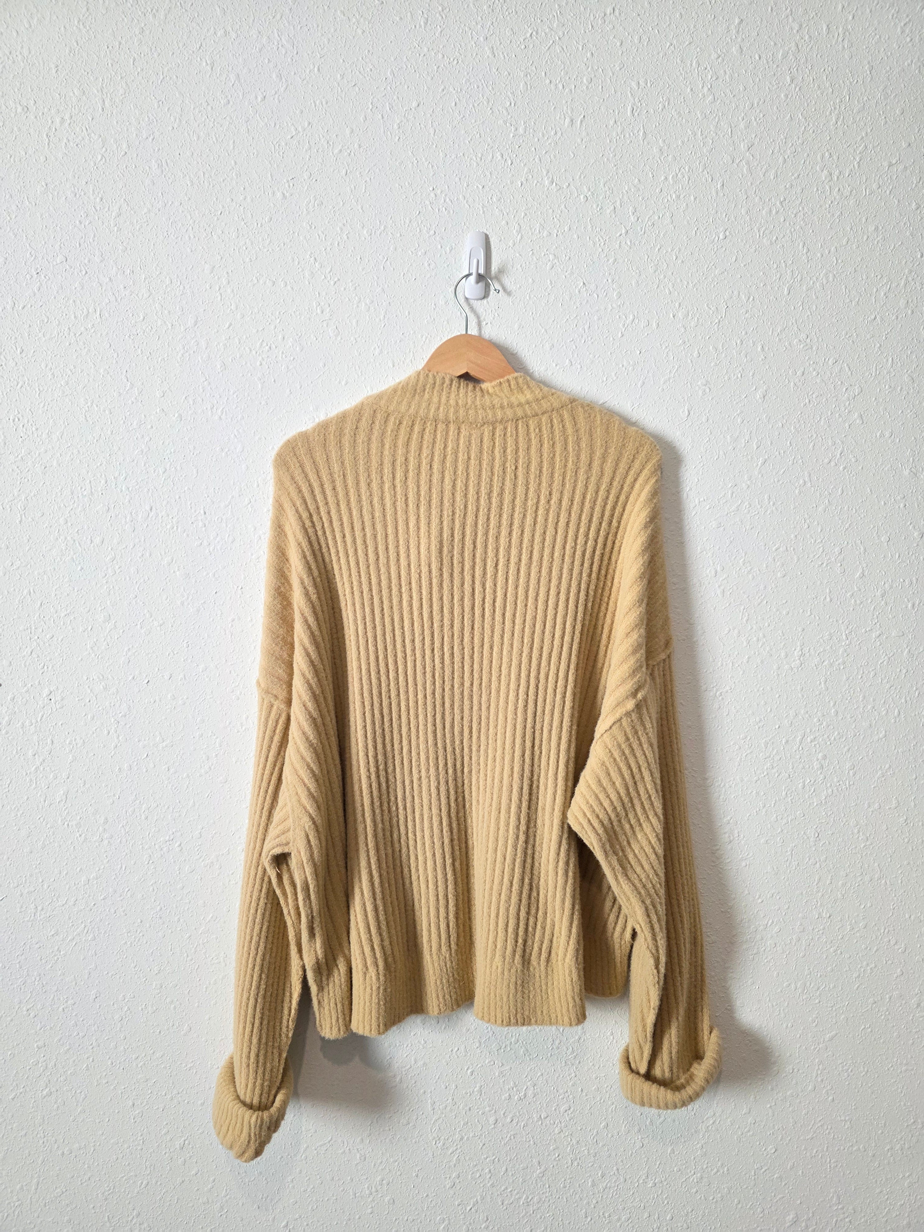 Free People Cozy Henley Sweater (L)