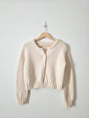 Zara Cream Button Front Cardigan (L)