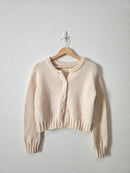Zara Cream Button Front Cardigan (L)