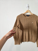 Ralph Lauren Cable Knit Cotton Sweater (L)