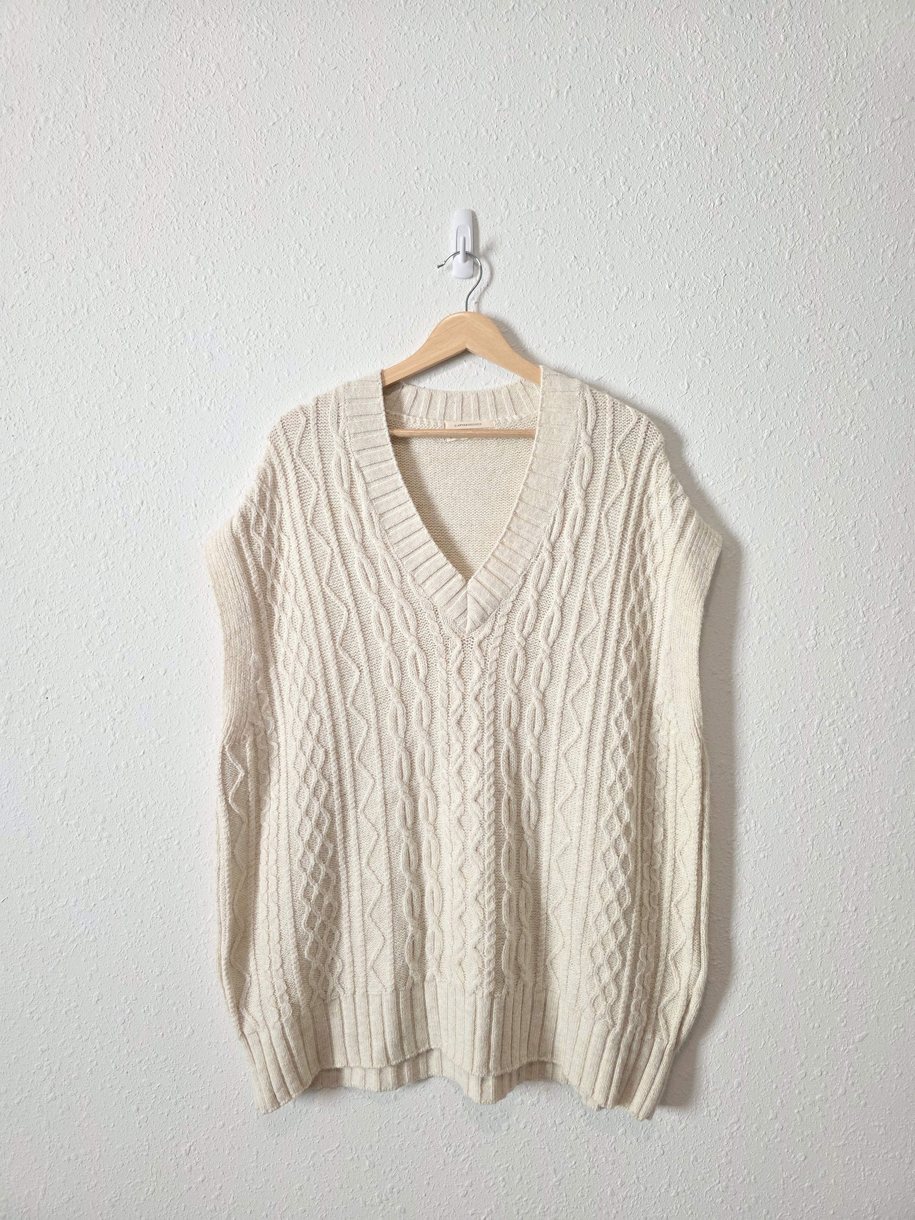 Anthropologie Oversized Sweater Vest (M)