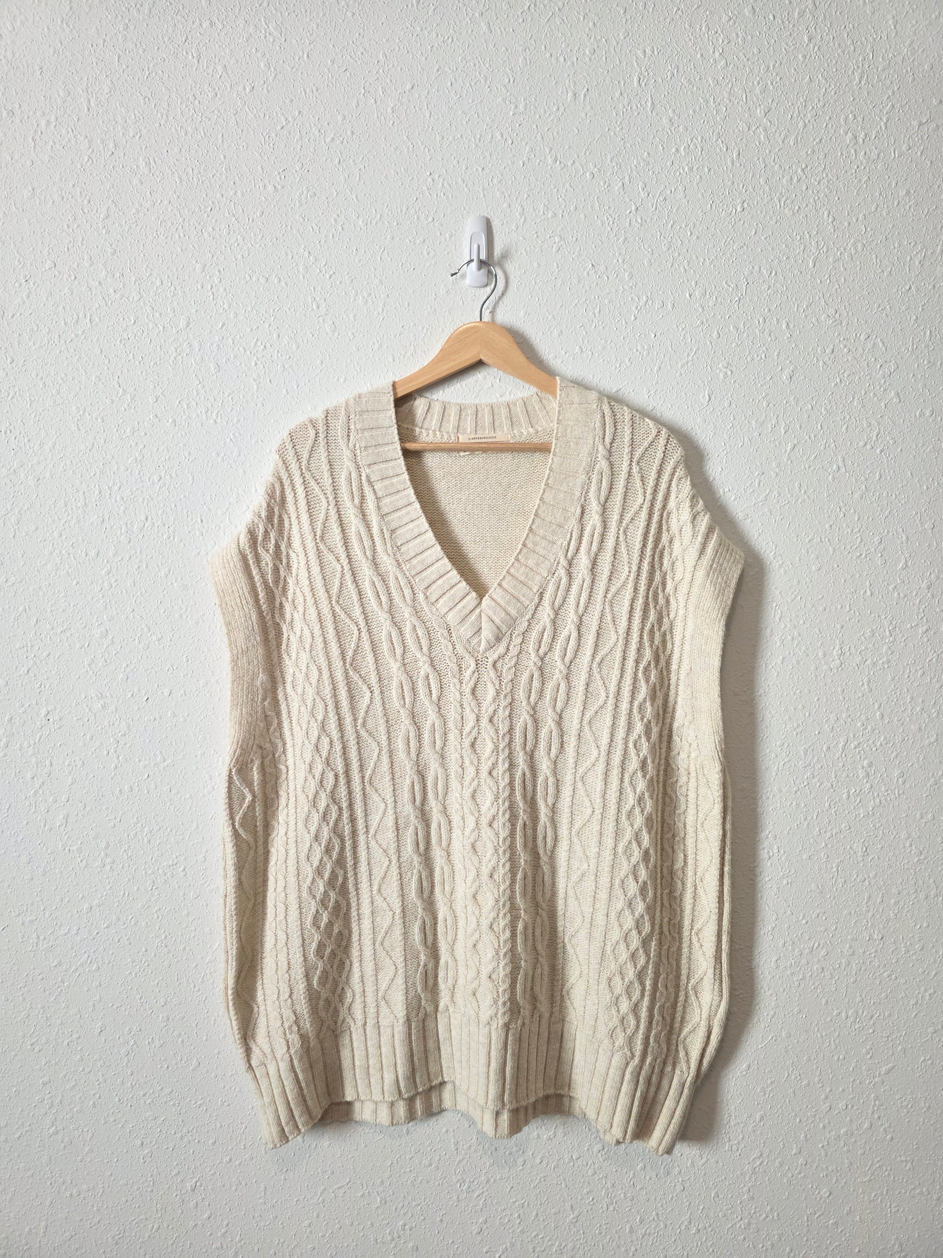 Anthropologie Oversized Sweater Vest (M)