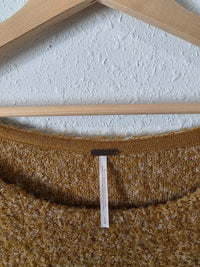 Free People Cozy Mustard Sweater (L)