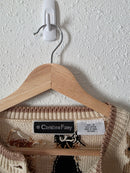 Vintage Cat Printed Cardigan (M/L)