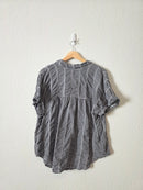 Anthropologie Gingham Relaxed Top (L)