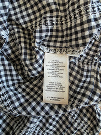 Anthropologie Gingham Relaxed Top (L)