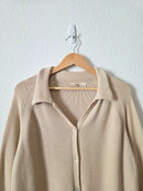 Vintage Button Front Cotton Cardigan (L)