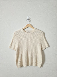 Madewell Textured Sweater Tee (M)