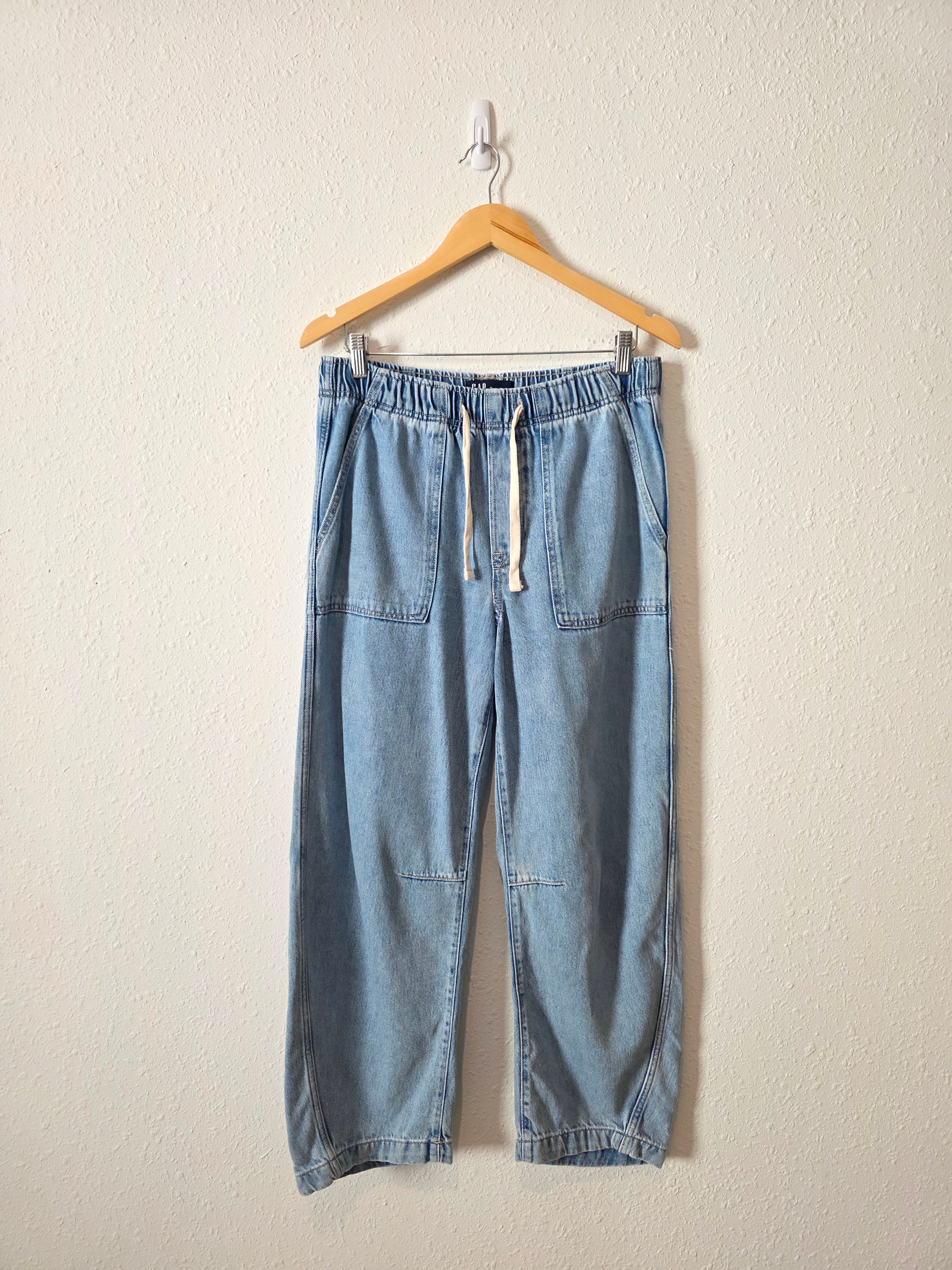 Gap Pull On Barrel Jeans (S)
