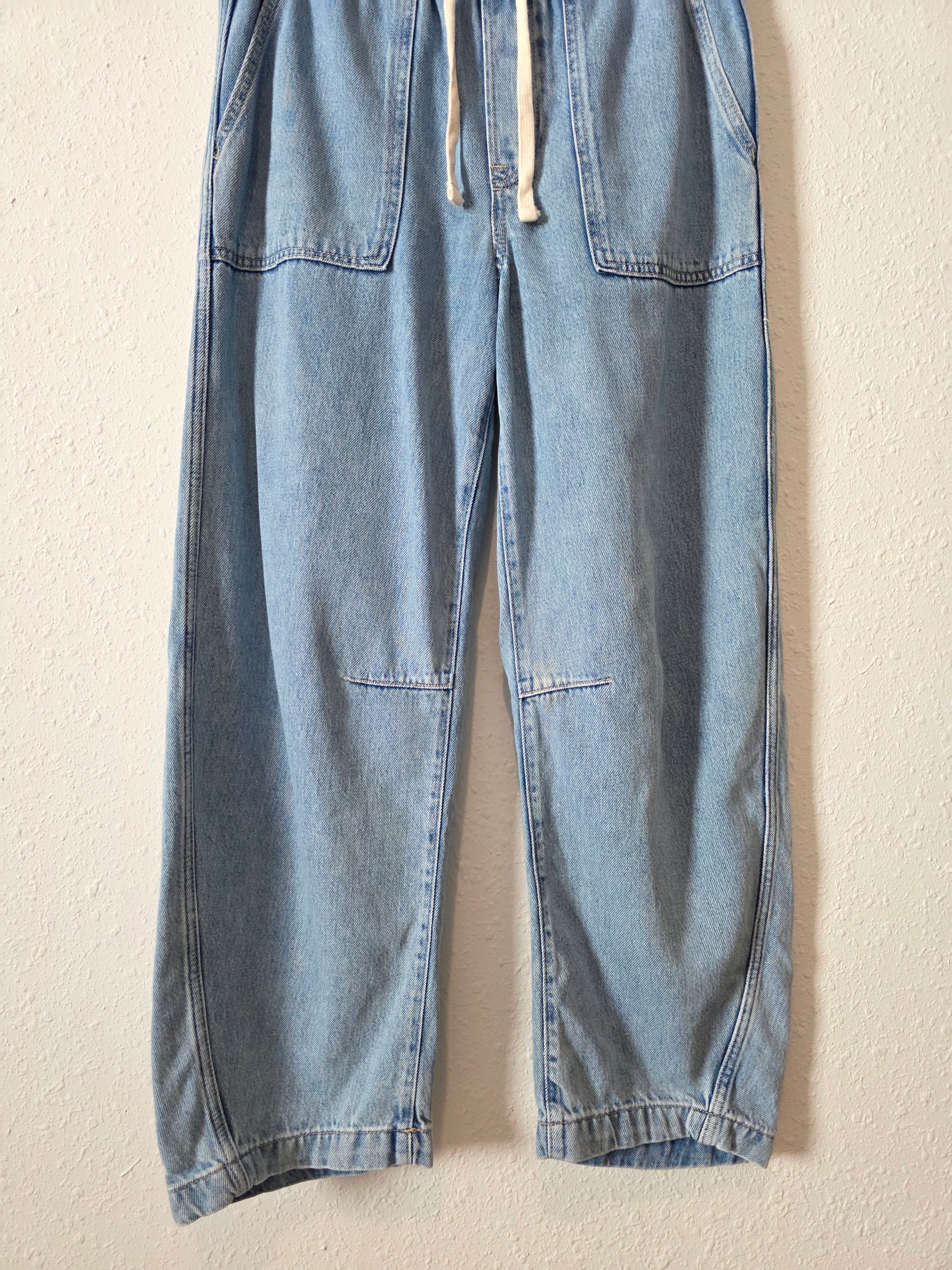 Gap Pull On Barrel Jeans (S)