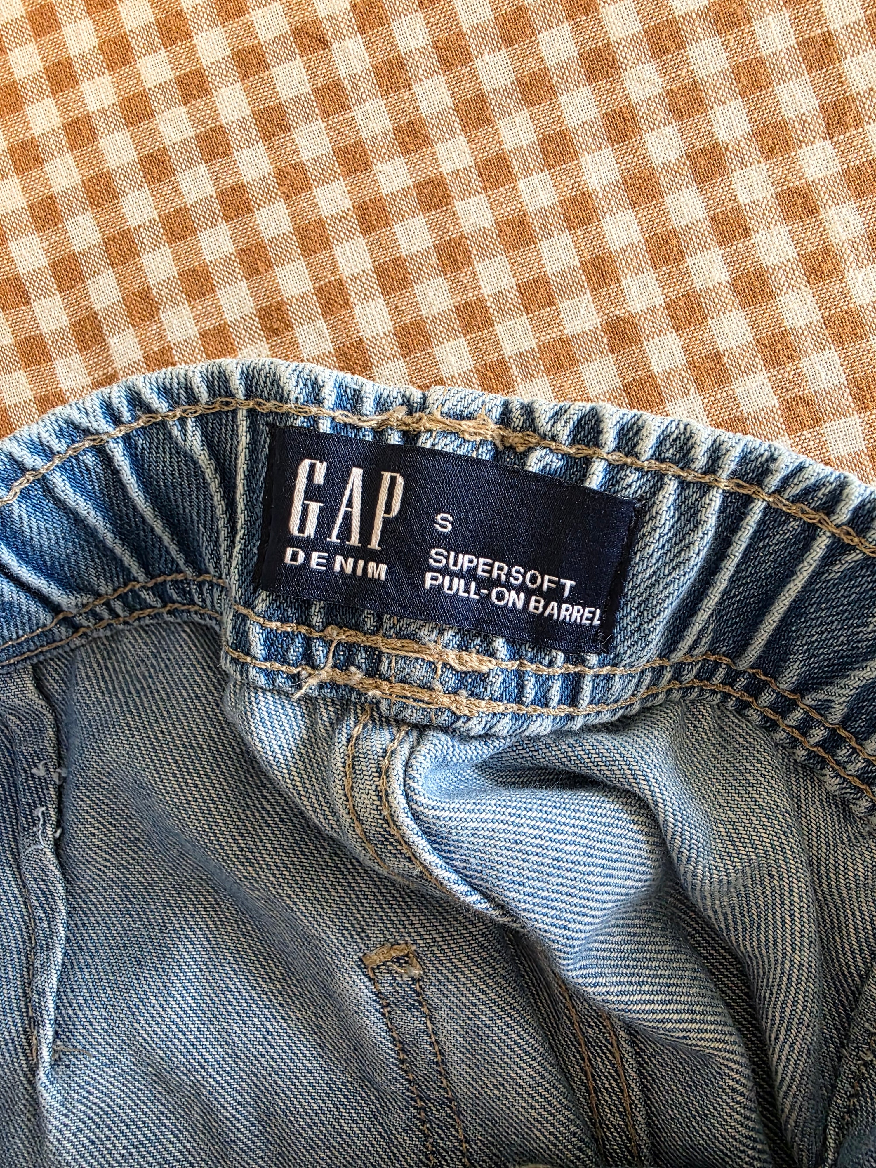 Gap Pull On Barrel Jeans (S)