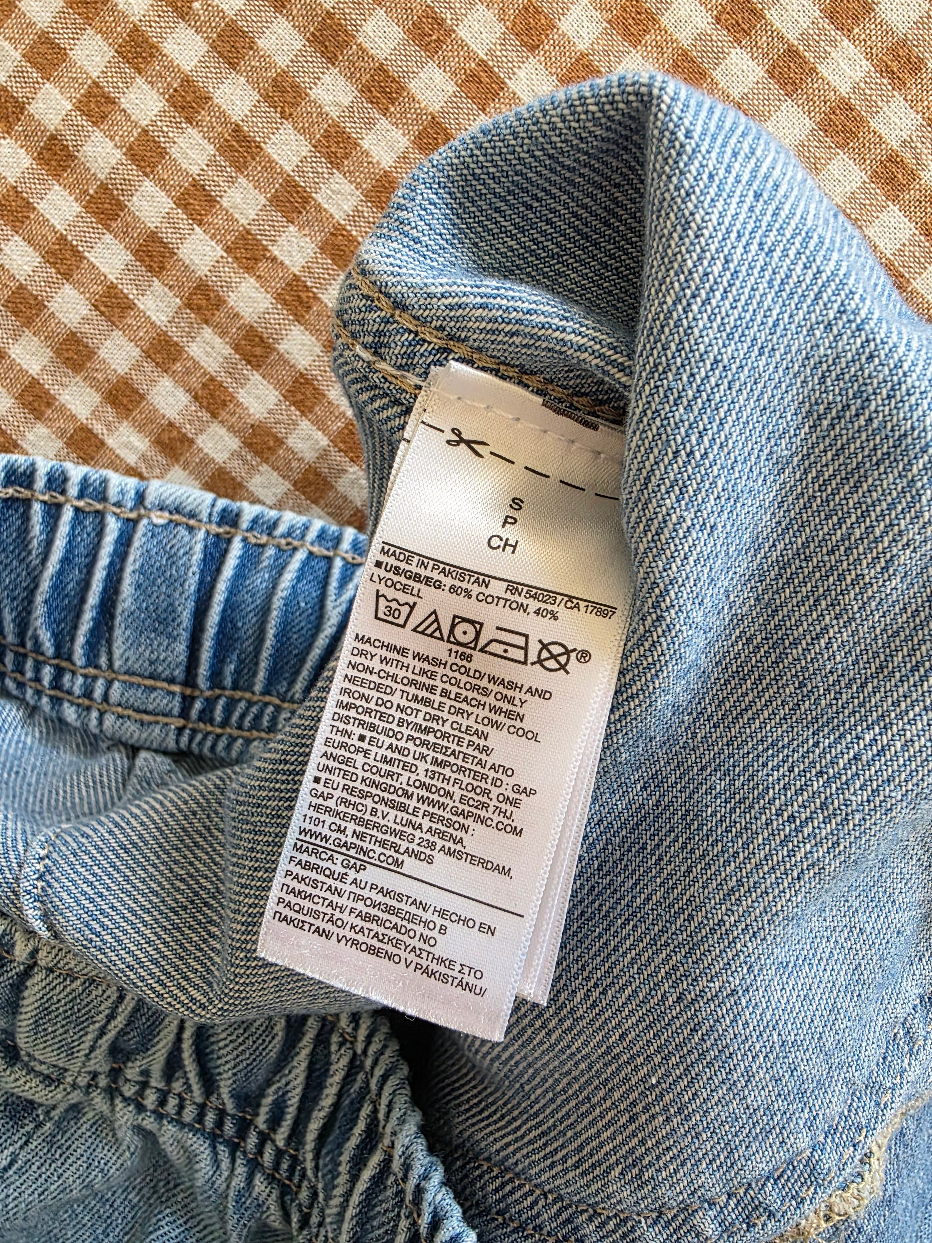 Gap Pull On Barrel Jeans (S)