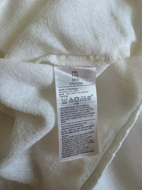 NEW Linen Blend Puff Sleeve Top (XXL)