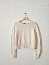 Gap Cream Cotton Rollneck Sweater (S)