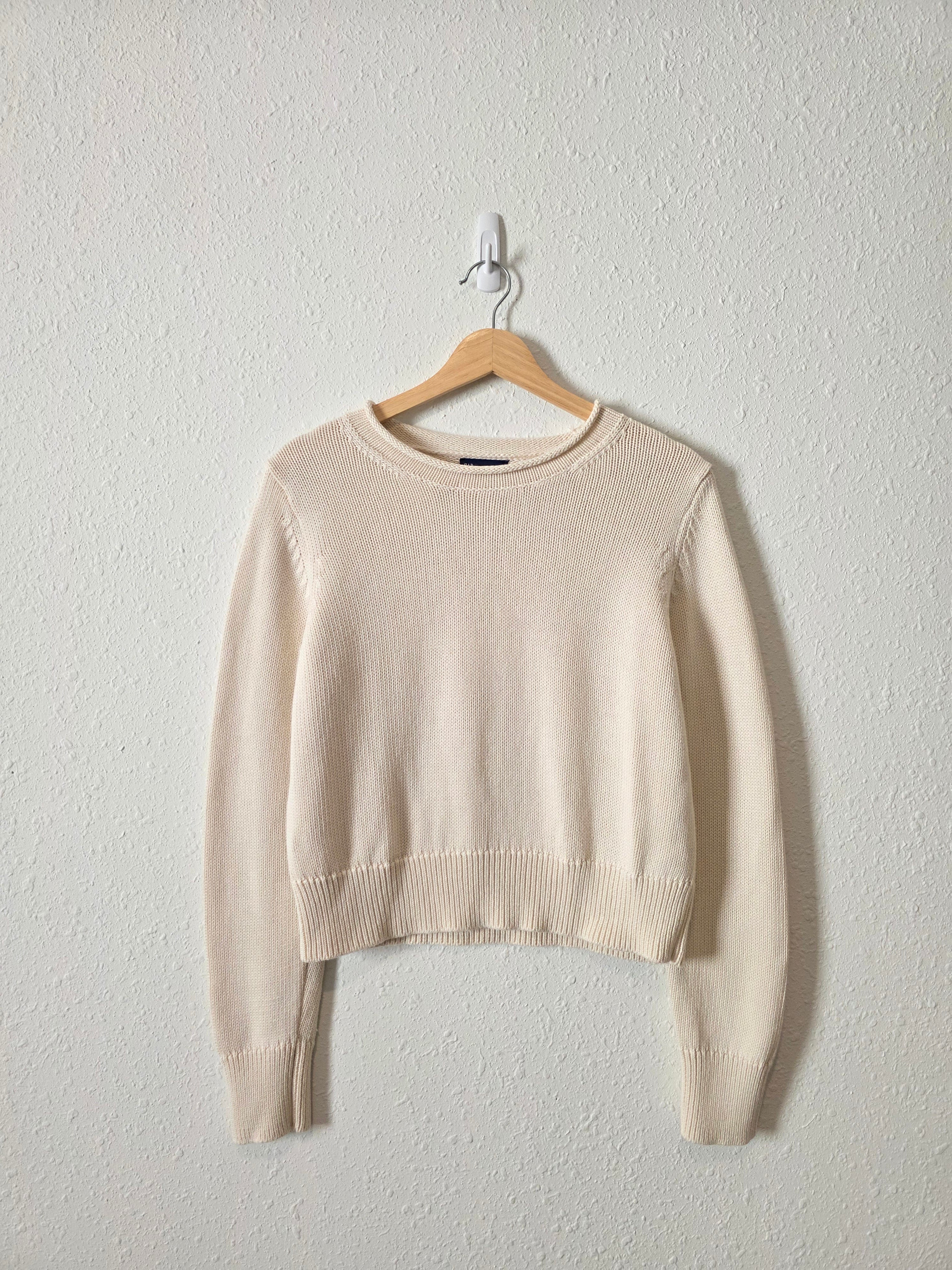 Gap Cream Cotton Rollneck Sweater (S)