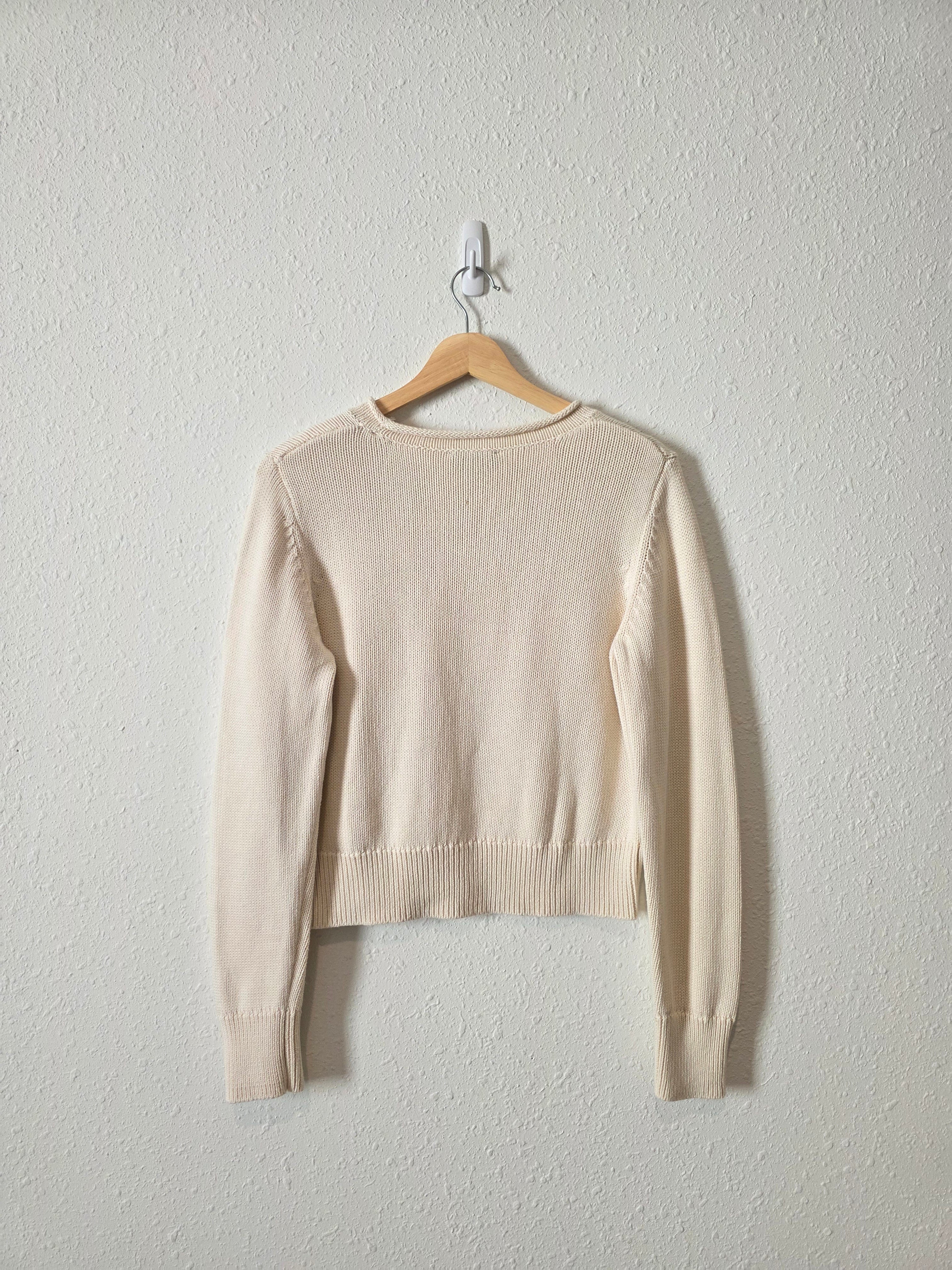 Gap Cream Cotton Rollneck Sweater (S)