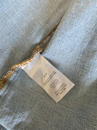 Boxy Denim Button Up Shirt (M)