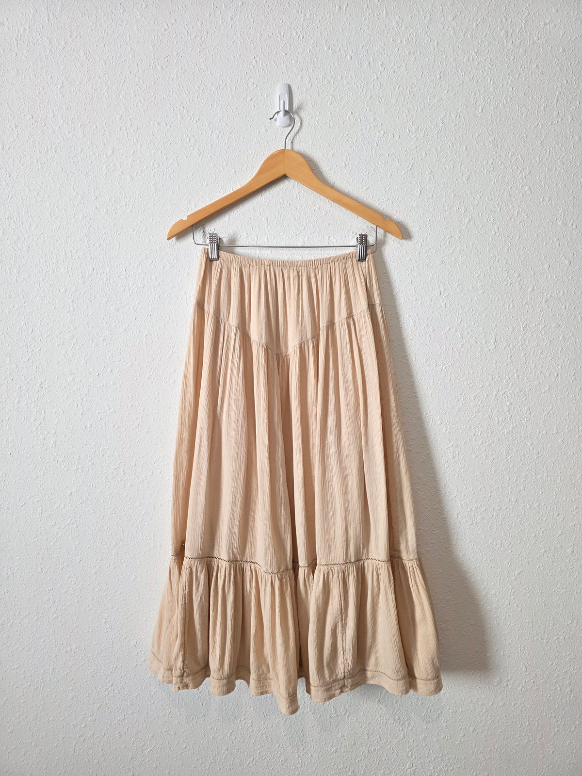 Aerie Neutral Midi Skirt (S)