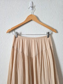 Aerie Neutral Midi Skirt (S)