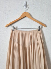 Aerie Neutral Midi Skirt (S)
