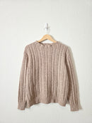 Zara Chunky Wool Blend Sweater (M)