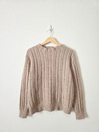 Zara Chunky Wool Blend Sweater (M)