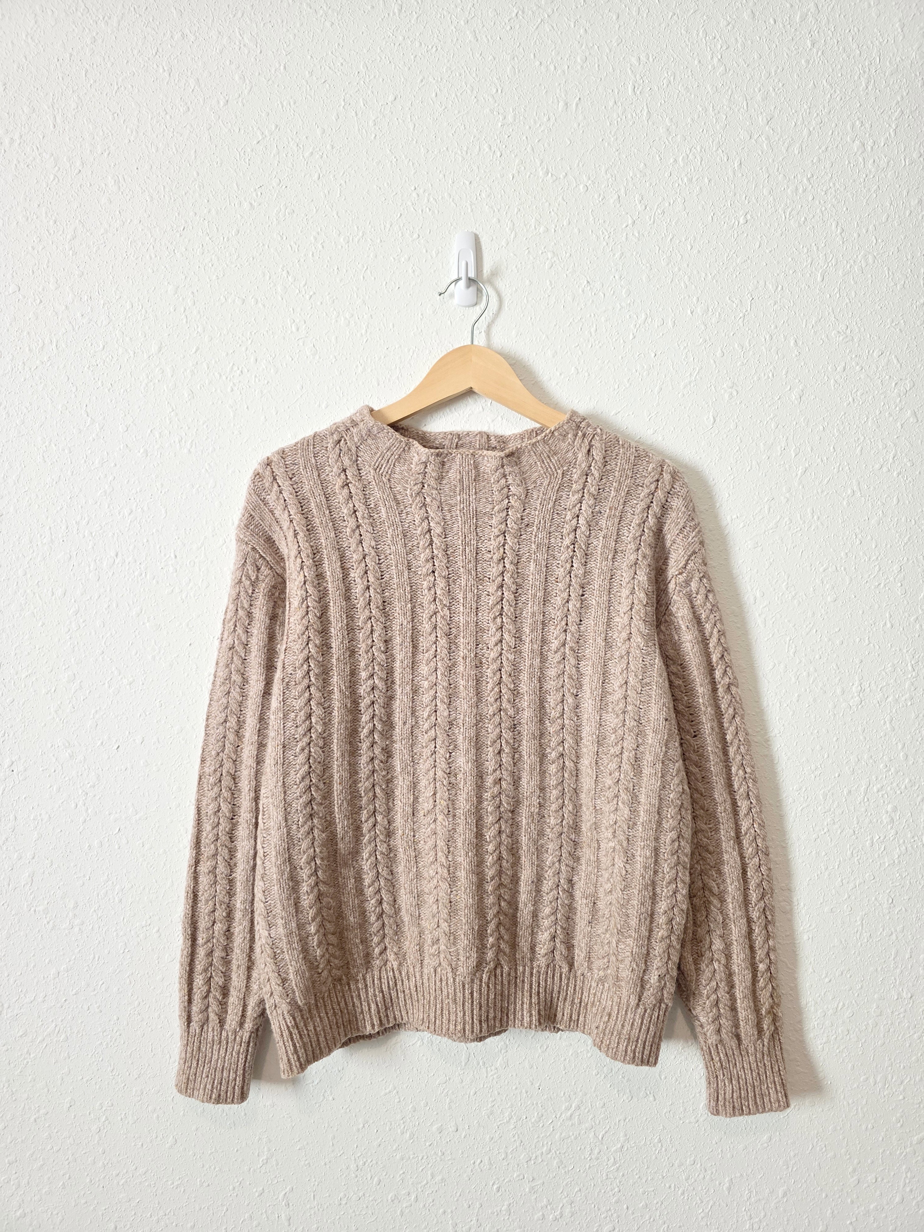 Zara Chunky Wool Blend Sweater (M)