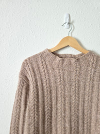 Zara Chunky Wool Blend Sweater (M)