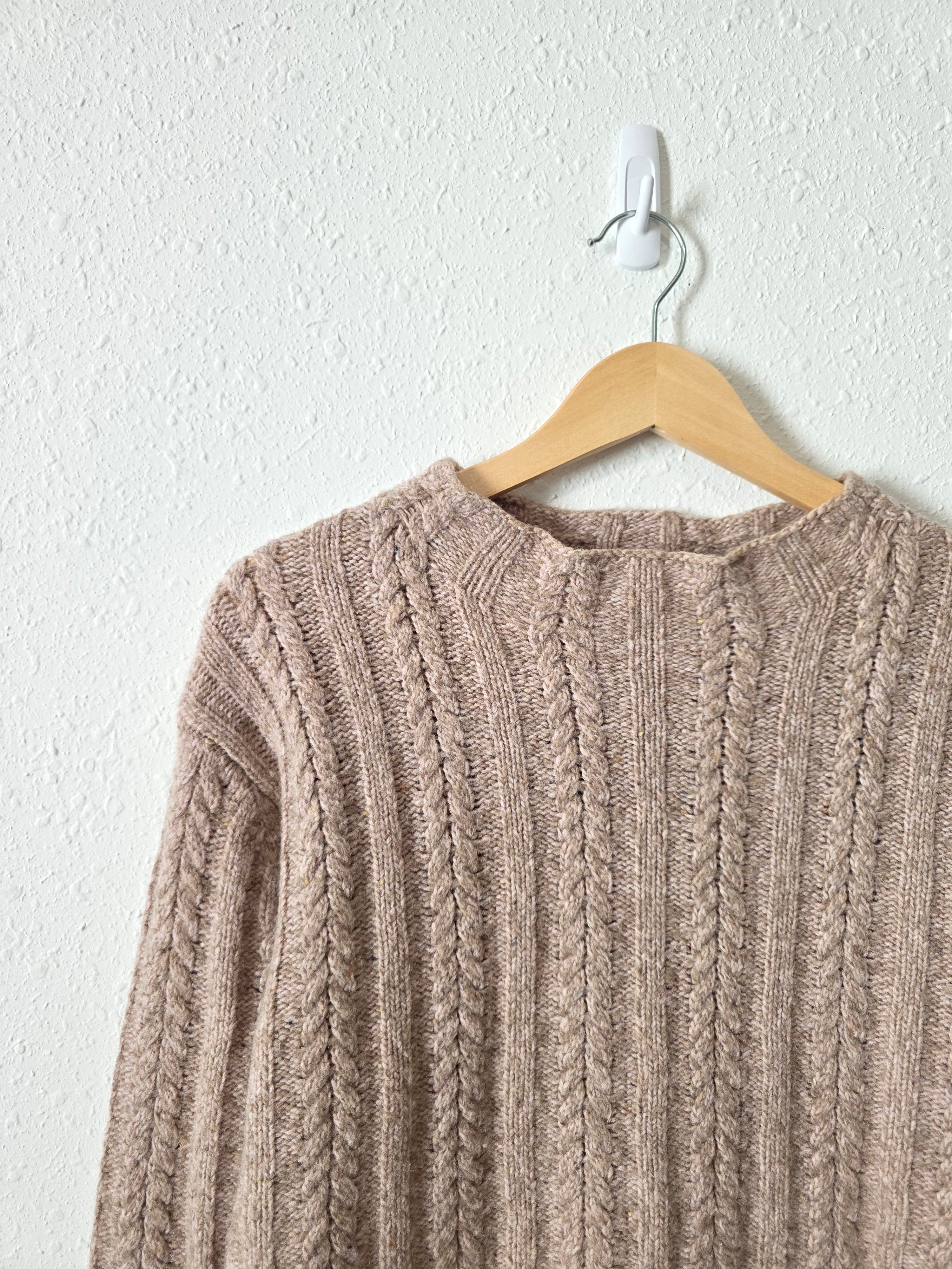 Zara Chunky Wool Blend Sweater (M)